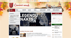 Desktop Screenshot of cesvaine.lv